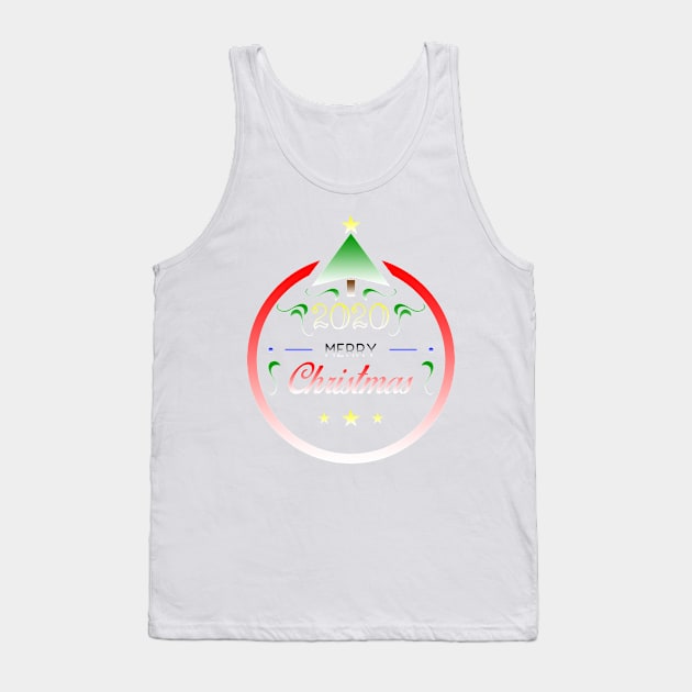 22 - 2020 Merry Christmas Tank Top by SanTees